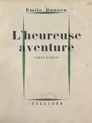 cover image of L'heureuse aventure